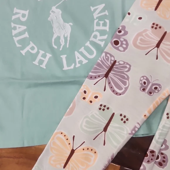 Polo Ralph Lauren Kids Set - Mint Green and Multicolor - Picture 6 of 6